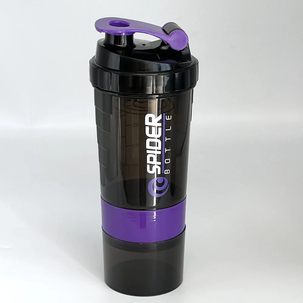 Protein shaker 3-lager i lila