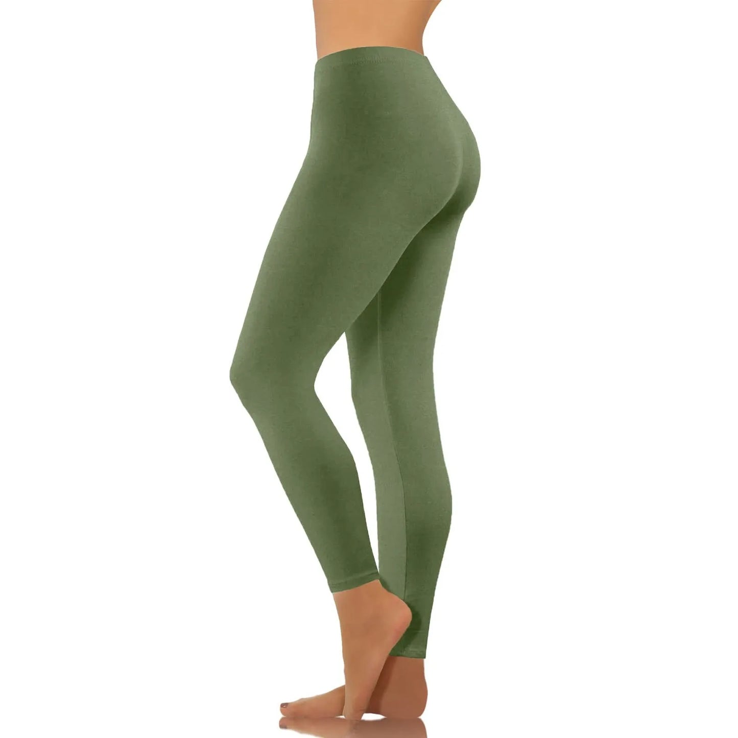 Seamless High Waist Leggings - Höftlyftande Träningsbyxor