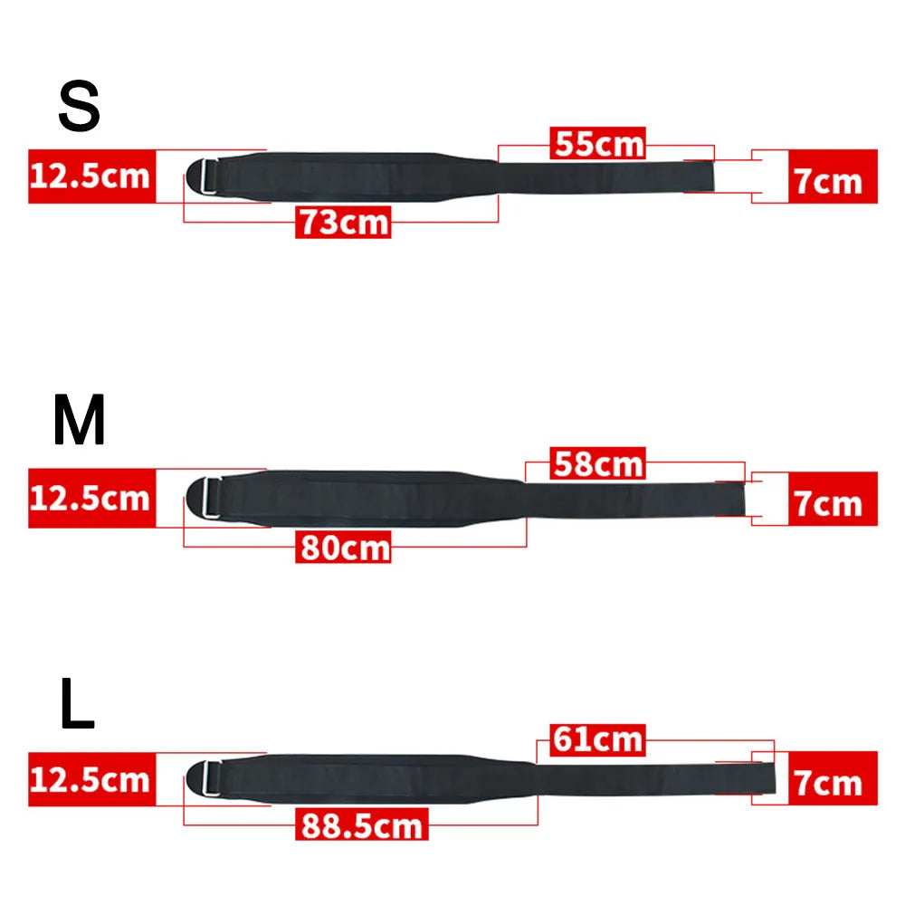 Storleksguide för träningsbälte i cm